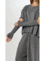 Bois rond - Manchettes sans doigts en cachemire - 2251363106