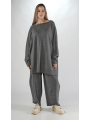 Rundholz - Flared wool paper mix knitted tunic - 2251397003