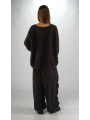 Rundholz - Short raccoon knit sweater - 2251410701