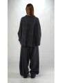 Rundholz - Balloon-shaped raccoon knitted sweater - 2251410702