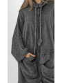 Rundholz - Raccoon knitted coat with hood - 2251417209