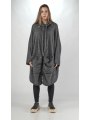 Rundholz - Raccoon knitted coat with hood - 2251417209