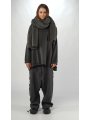 Rundholz - Oversize raccoon knitted scarf - 2251417710