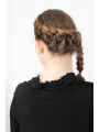 Rundholz - Flared round-neck T-shirt with striped appliqué - 2251700504