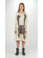 Rundholz - Rundholz Stricktunika aus Hanf und Baumwolle - 2251747003