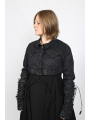 Rundholz DIP - Taillierte Baumwolljacke mit Lederschnürung und Hemdkragen - 2252061116