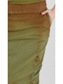 Rundholz DIP - Calf-length bicolor cotton twill skirt - 2252120306