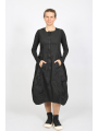 Bois rond DIP - robe ballon élégante avec partie froncée de dip - 2252120917