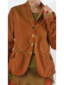 Rundholz DIP - Taillierte Baumwolljacke mit eleganter Kräuselpartie - 2252121101