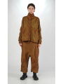 Rundholz DIP - A-shaped bicolor cotton twill jacket - 2252121108