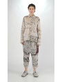 Rundholz DIP - Elegante Baumwollbluse mit Hemdblusenkragen und Schlitz - 2252170401