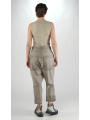 Rundholz DIP - Ankle-length bicolor stretch cotton trousers - 2252190107