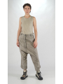 Rundholz DIP - Ankle-length bicolor stretch cotton trousers - 2252190107
