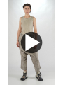 Rundholz DIP - Ankle-length bicolor stretch cotton trousers - 2252190107