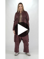 Rundholz DIP - Narrow bicolor cotton stretch jacket - 2252191103