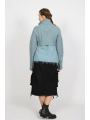 Rundholz DIP - Wolljacke mit Reißverschluss und besonderen Nähten - 2252211103
