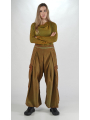 Rundholz DIP - Elegante ausgestellte Hose mit Kellerfalten von dip - 2252240102