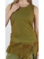 Rundholz DIP - Sleeveless ribbed jersey top - 2252340803