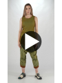 Rundholz DIP - Ärmelloses Rippenjersey Top - 2252340803