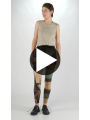 Rundholz DIP - Lyocell silk jersey leggings with all-over print - 2252420201