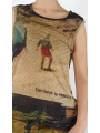 Rundholz DIP - Slim-fit lyocell silk jersey top with all-over print - 2252420804