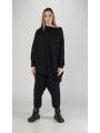 Rundholz DIP - Wide cotton linen knit tunic - 2252457013
