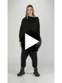 Rundholz DIP - Wide cotton linen knit tunic - 2252457013