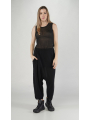 Rundholz DIP - Cotton linen knitted trousers with low crotch - 2252457615