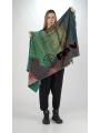 Rundholz DIP - Cotton linen knitted scarf with placed 3d print - 2252457706