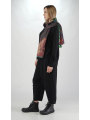 Rundholz DIP - Cotton linen knitted scarf with placed 3d print - 2252457706