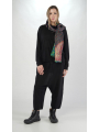 Rundholz DIP - Cotton linen knitted scarf with placed 3d print - 2252457706