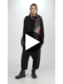 Rundholz DIP - Cotton linen knitted scarf with placed 3d print - 2252457706