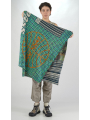 Rundholz DIP - Cotton linen knitted scarf with placed 3d print - 2252457707