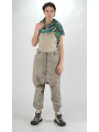 Rundholz DIP - Cotton linen knitted scarf with placed 3d print - 2252457707