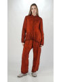 Rundholz DIP - Elegante Cupro-Bluse mit asymmetrischem Saum und Knopfdetails - 2252470402