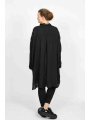 Rundholz DIP - Oversize Cupro Kleid mit Hemdblusenkragen und Falten - 2252470903