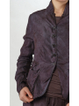 Bois rond DIP - Veste étroite bicolore en cupro - 2252471105