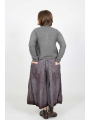 Rundholz DIP - Pantalon évasé en coton avec plis creux et ceinture matelassée - 2252530106