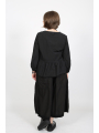 Rundholz DIP - Pantalon évasé en coton avec plis creux et ceinture matelassée - 2252530106