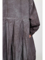 Rundholz DIP - Robe oversize en coton à plis creux et col chemise - 2252530903