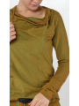 Bois rond DIP - Chemise bicolore en jersey crêpe à manches longues - 2252560501