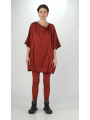 Rundholz DIP - Oversize Bicolor crepe Jersey T-shirt - 2252560506
