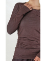 Rundholz DIP - Elegantes tailliertes Langarm-T-Shirt aus Baumwolle - 2252560507
