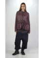 Rundholz DIP - Lockere Bicolor Voile Bluse - 2252580402