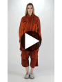 Rundholz DIP - Oversize Bicolor Voile Kleid mit Knöpfen - 2252580903