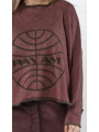 Rundholz DIP - Short wool mix sweater with jacquard motif - 2252640701
