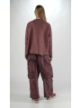 Rundholz DIP - Short wool mix sweater with jacquard motif - 2252640701