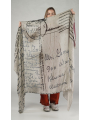 Rundholz DIP -  Rechteckschal aus Modal und Wolle mit Druck - 2252801402