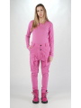 Rundholz Black Label - Tulpenförmige Baumwollstretch Hose - 2253200107