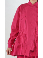 Rundholz Black Label - Trendige Ausgestellte Jacke aus Baumwolle mit Raffungen - 2253201101
